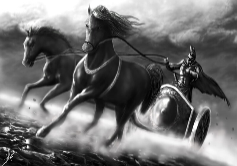 Warrior in Chariot