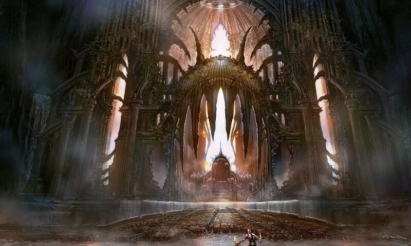 Warrior in Dark Hall — Black