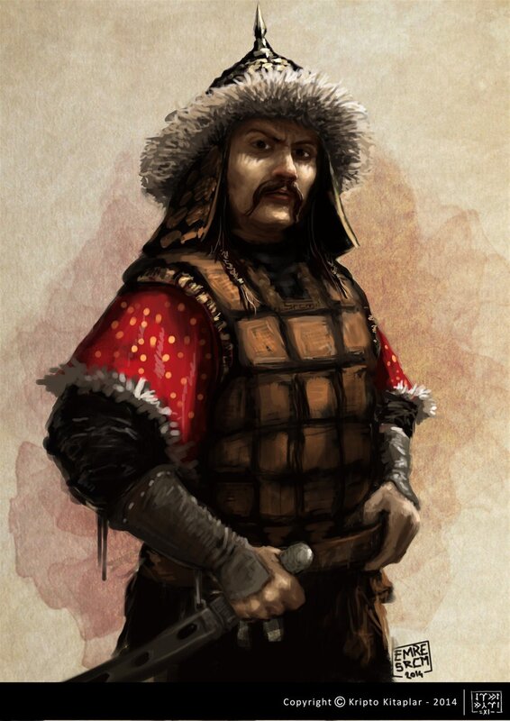 Warrior in Fur Hat