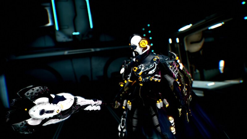Warrior in Futuristic Armor — Black