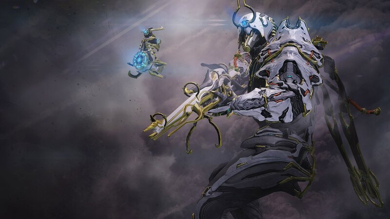 Warrior in Futuristic Armor — Gray