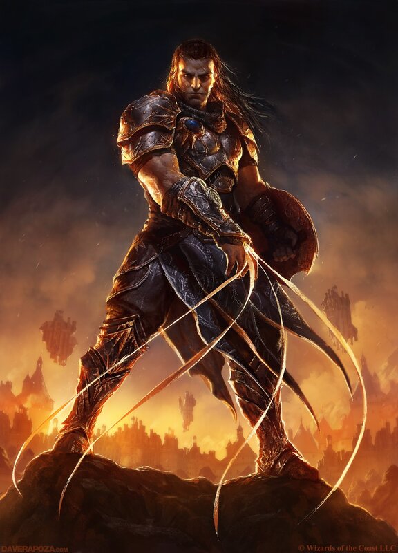 warrior in golden armor