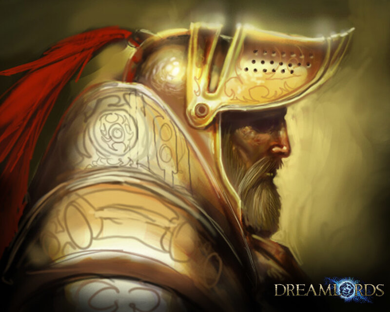 warrior in golden armor