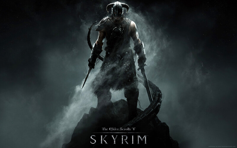 Warrior in Horned Helmet — Black, Dramatic, Night