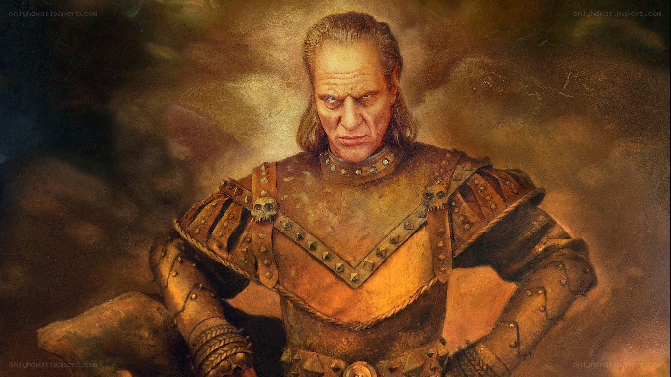 warrior in ornate armor