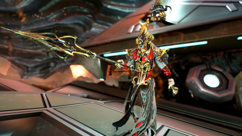 Warrior in Ornate Armor — Black, Dramatic, 3d Render