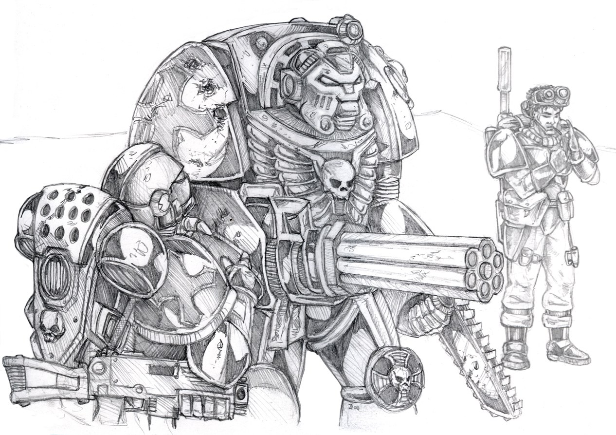 Warrior in Power Armor