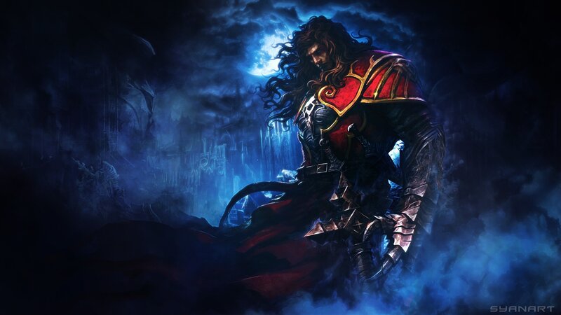 Warrior in Red Armor — Blue, Dramatic