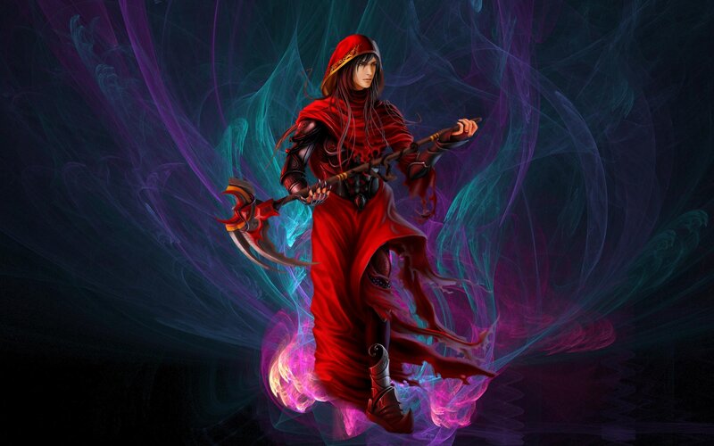 Warrior in Red Robe