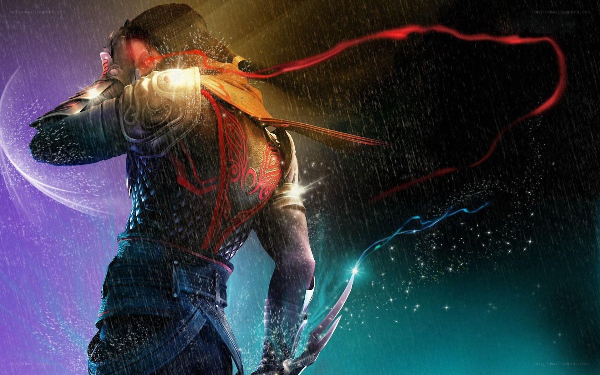warrior in the rain