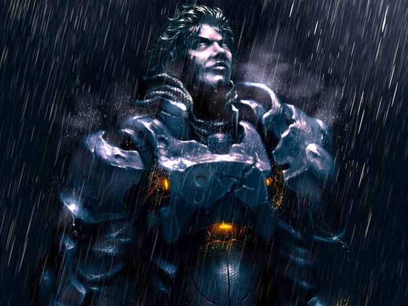 warrior in the rain