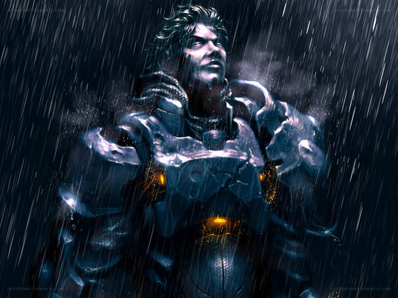 warrior in the rain