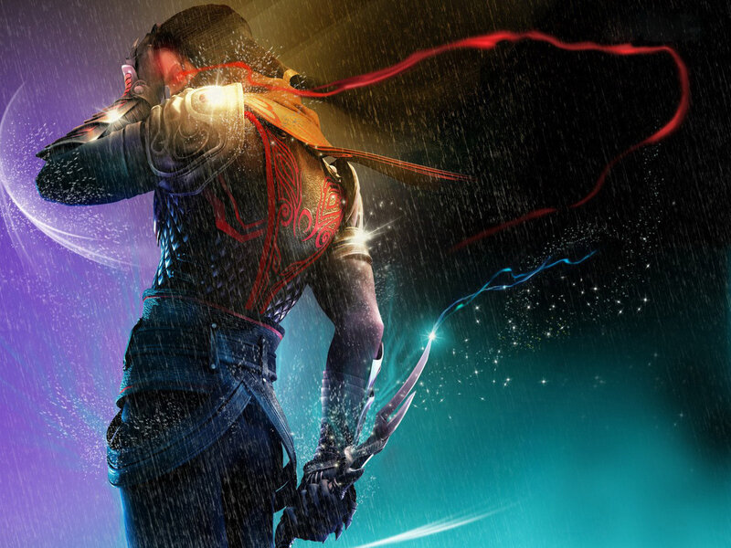 warrior in the rain