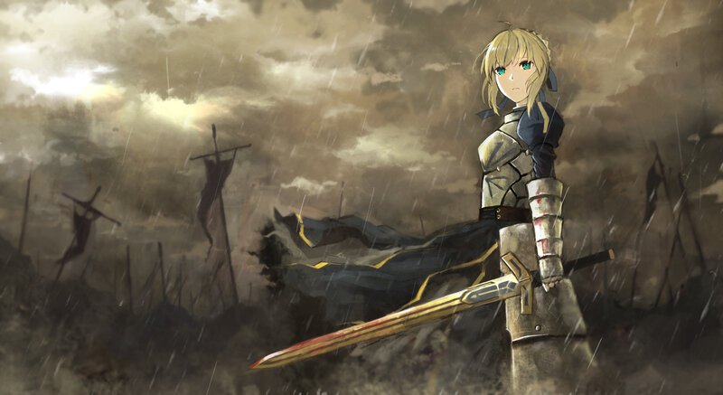warrior in the rain