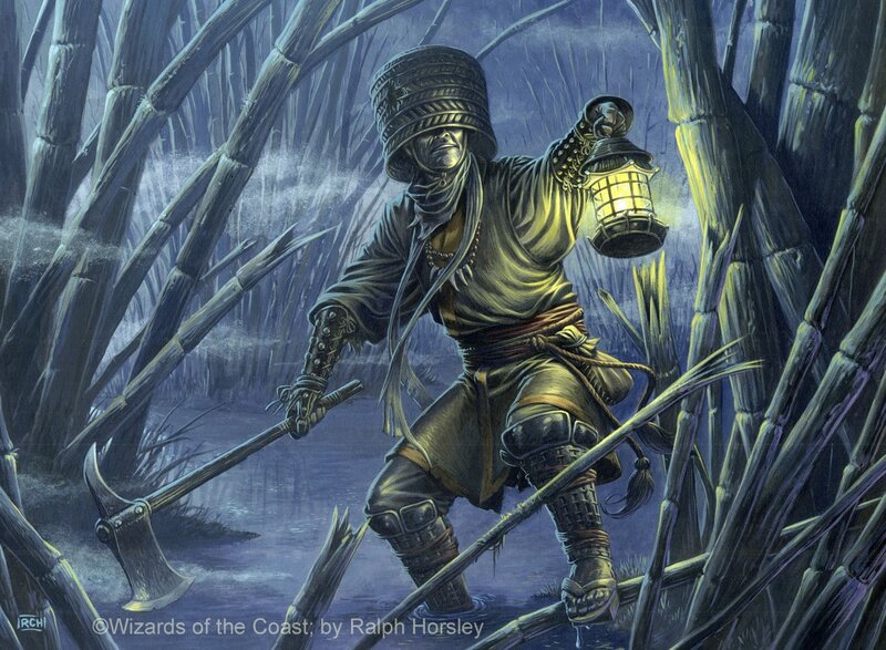 Warrior in the swamp