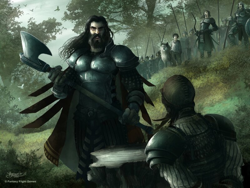 Warrior leading his army