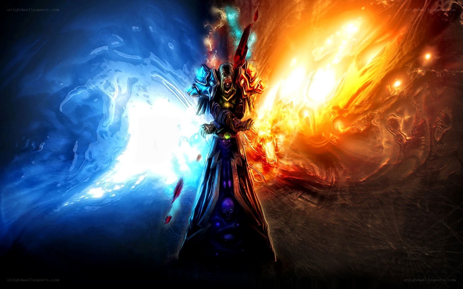 Warrior of light and shadow