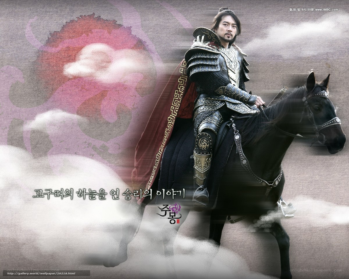 warrior on a black horse