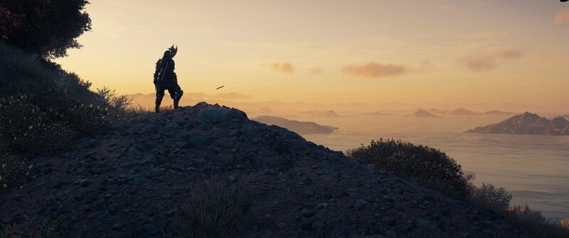 Warrior on a Hill