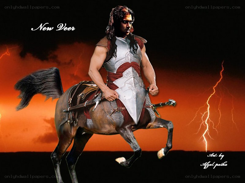 Warrior on a horse