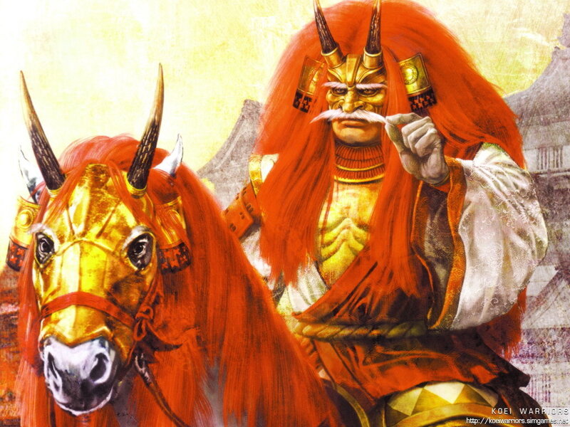 Warrior on a Horse — Red