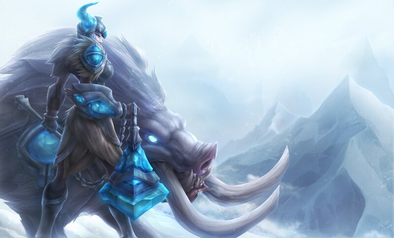 warrior on a mammoth