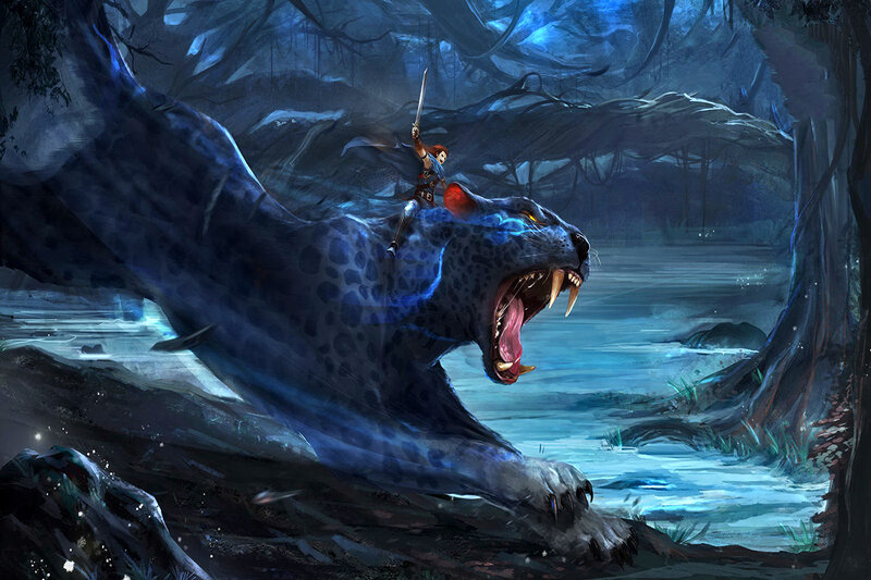 Warrior on a Panther