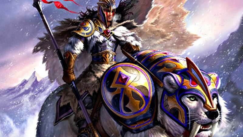 Warrior on a Saber-toothed Tiger