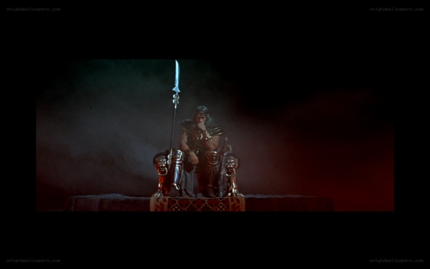 warrior on a throne