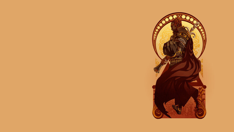 warrior on a throne