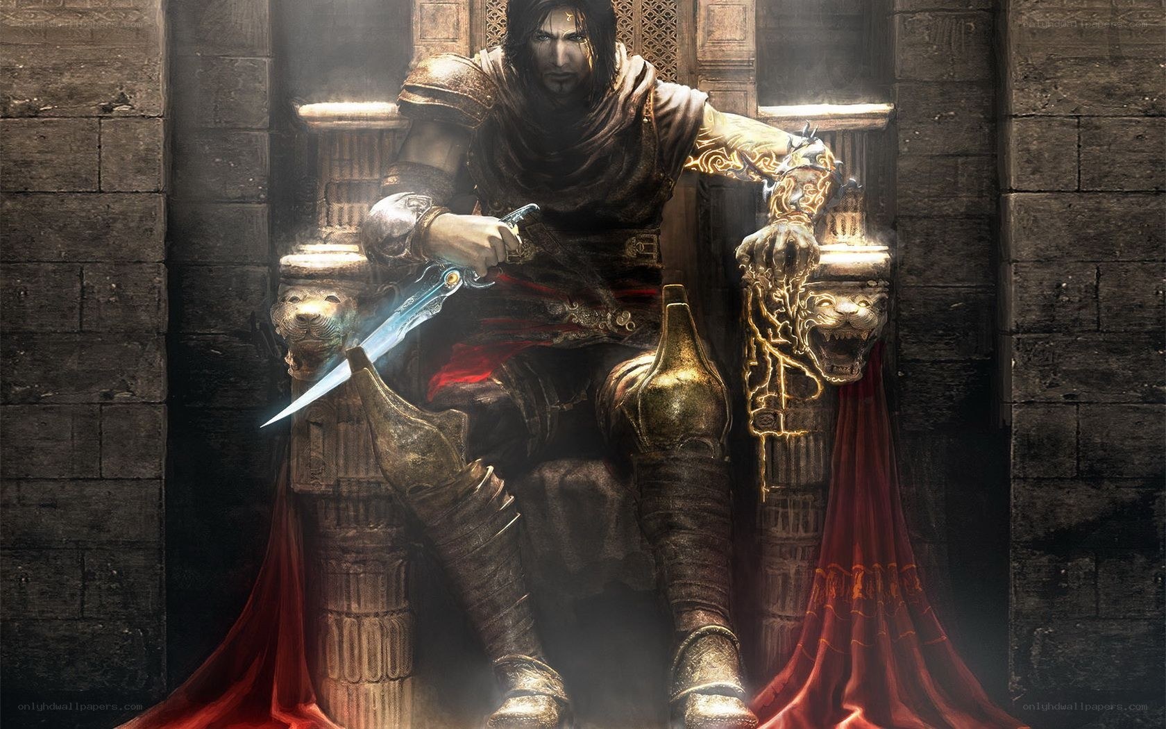 warrior on a throne