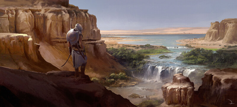 Warrior on Cliff Edge