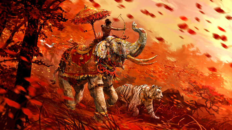 Warrior on Elephant