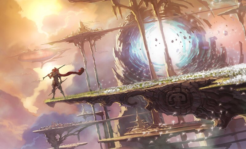 Warrior on Floating Island