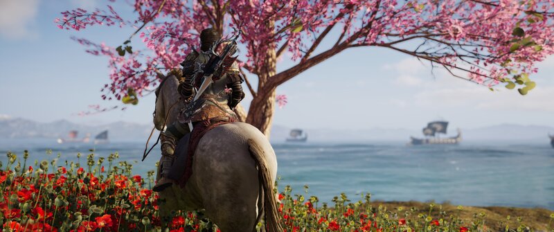 Warrior on Horseback — Pink