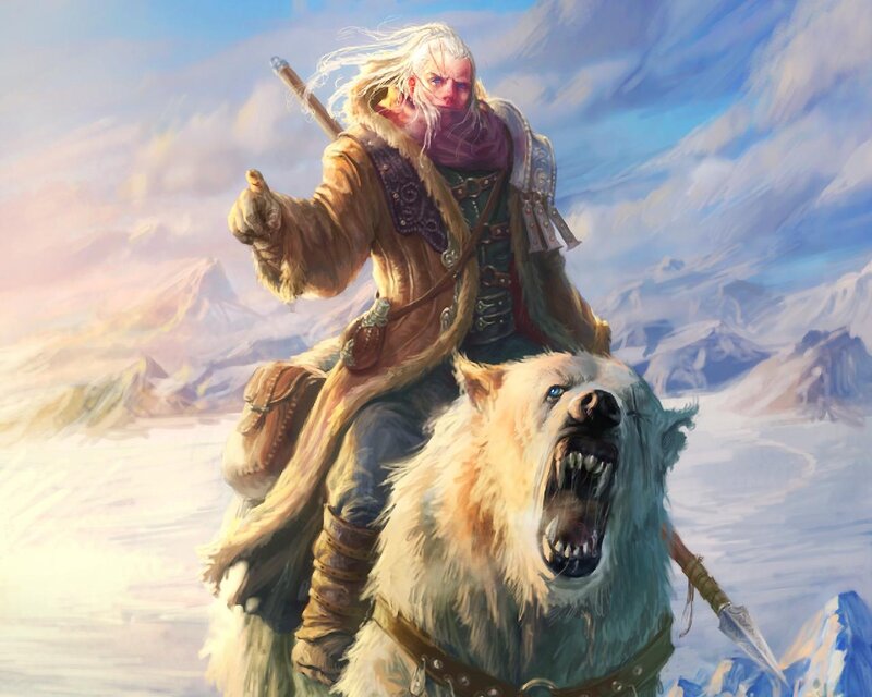 Warrior on Polar Bear