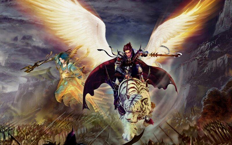 Warrior on Tiger