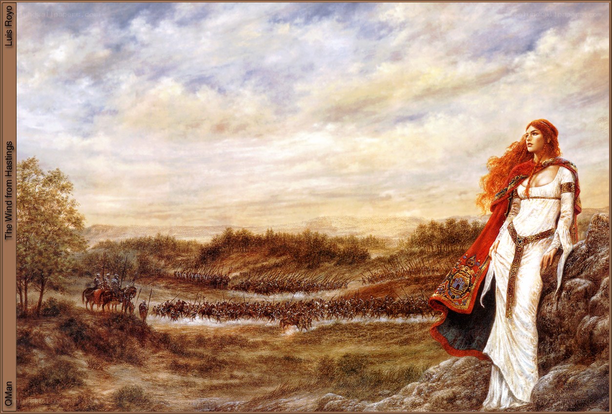 Warrior Queen Watching Battle