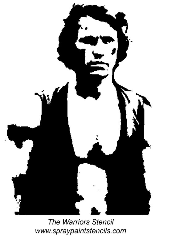 Warrior stencil design