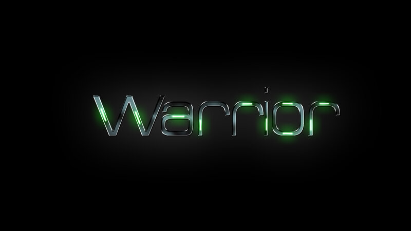 Warrior text logo