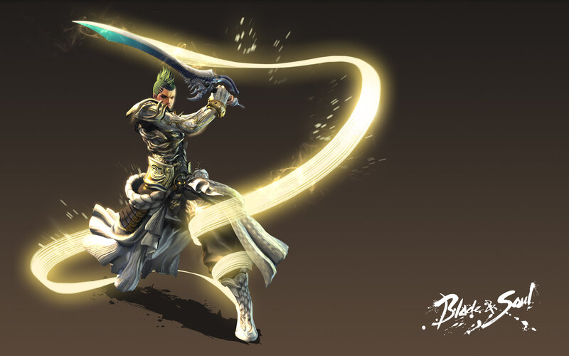 Warrior Wielding Glowing Sword