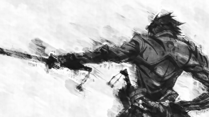 Warrior Wielding Sword
