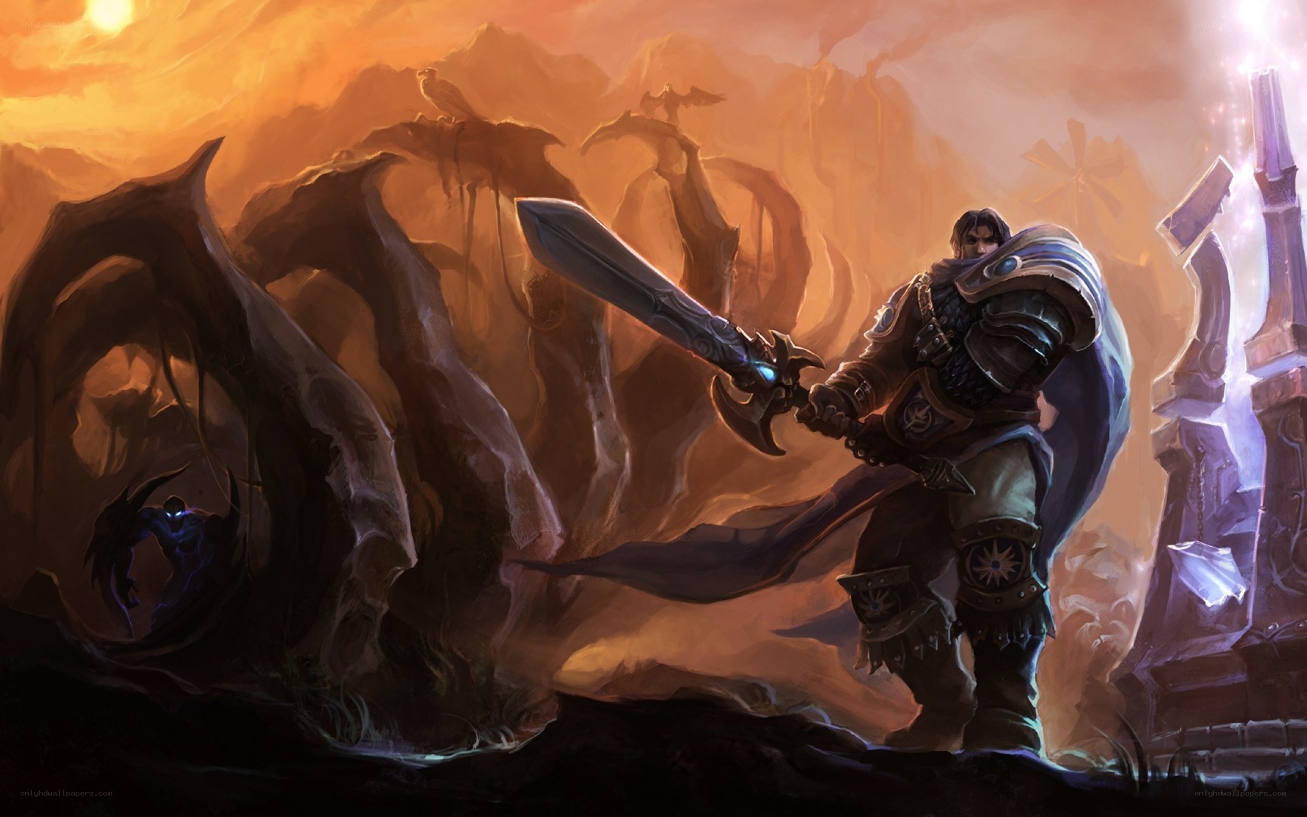 Warrior with a large sword