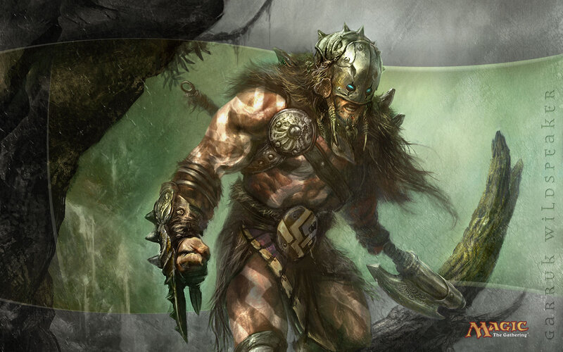 Warrior with Axe and Dagger — Green