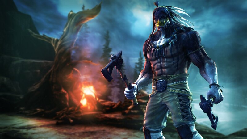 Warrior with Axes