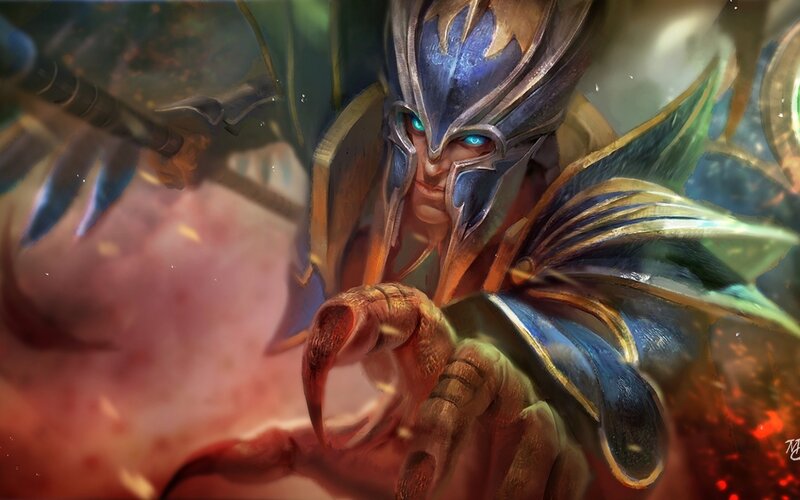 Warrior with Blue Eyes