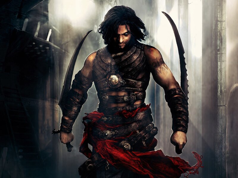 warrior with curved blades
