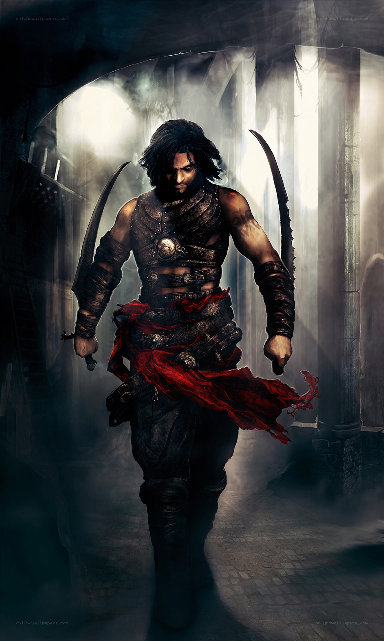 warrior with dual blades