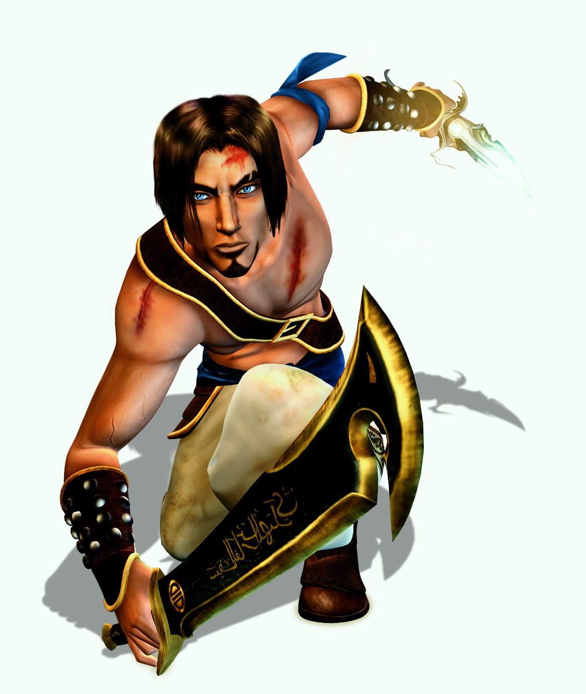 warrior with dual blades