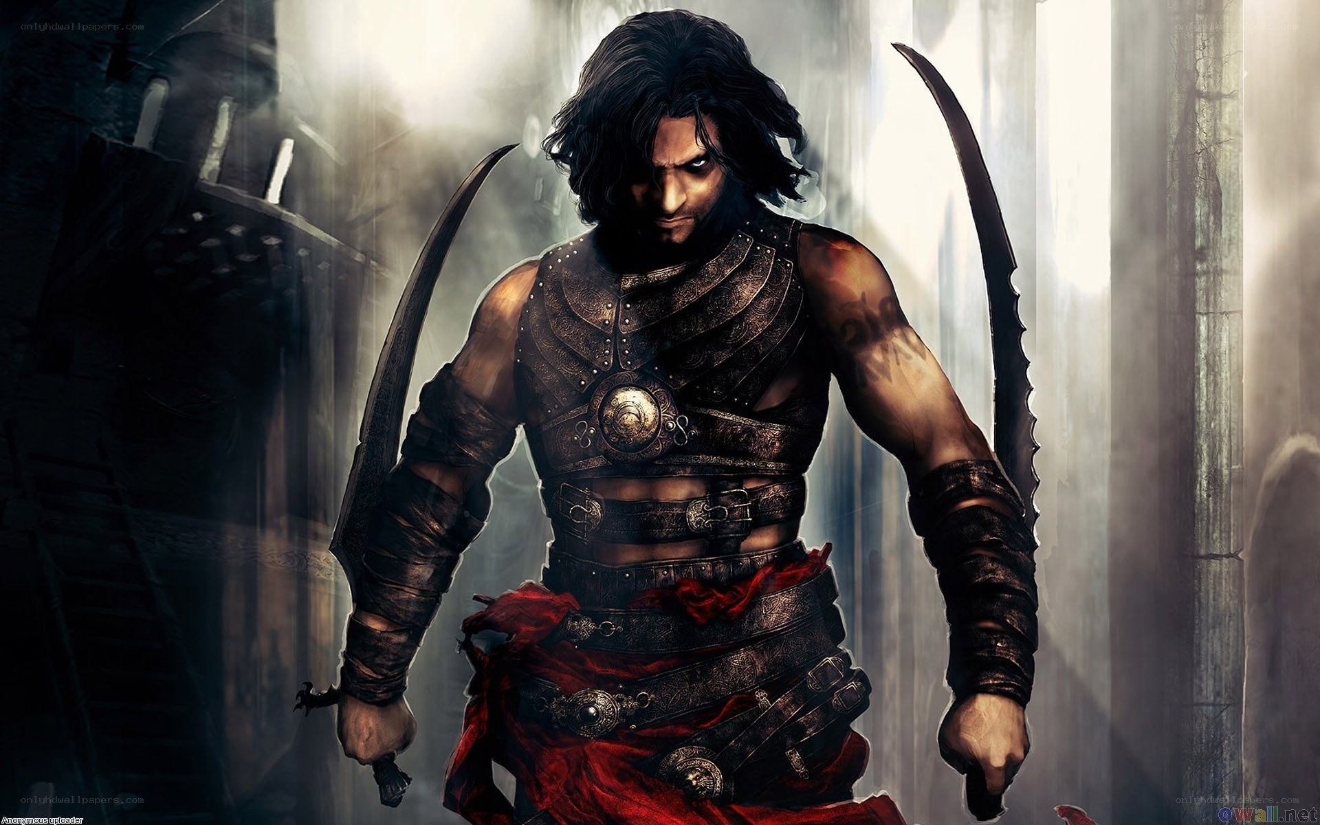 warrior with dual blades